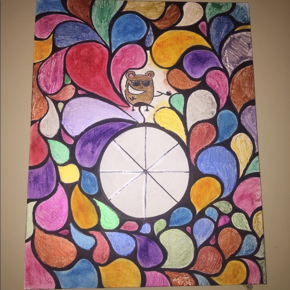 Original artwork, hippie trippy!